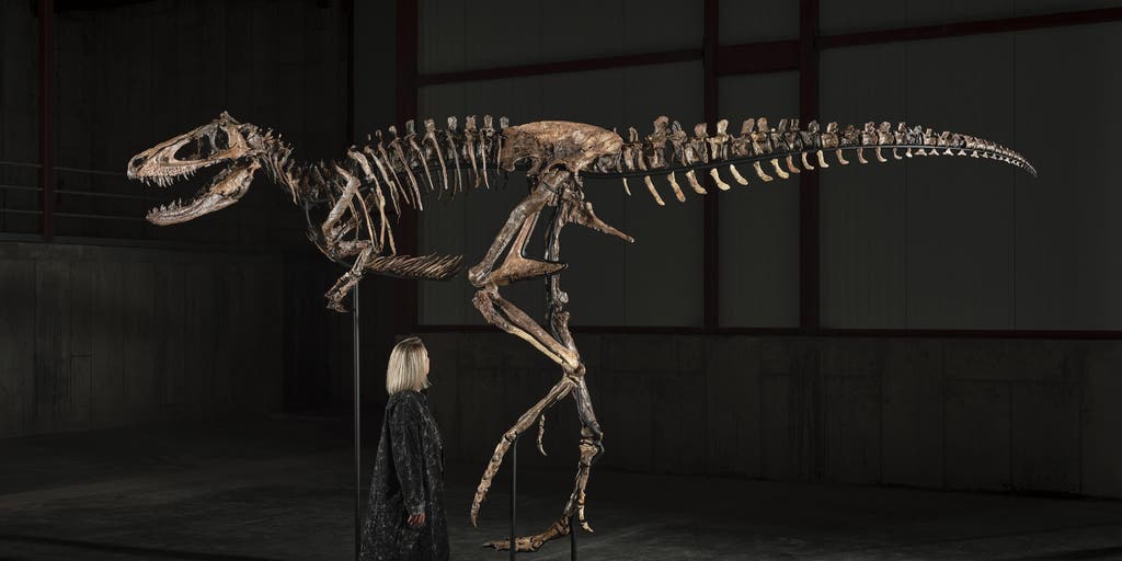 Second most valuable dinosaur fossil in the world is sold for over $47 million