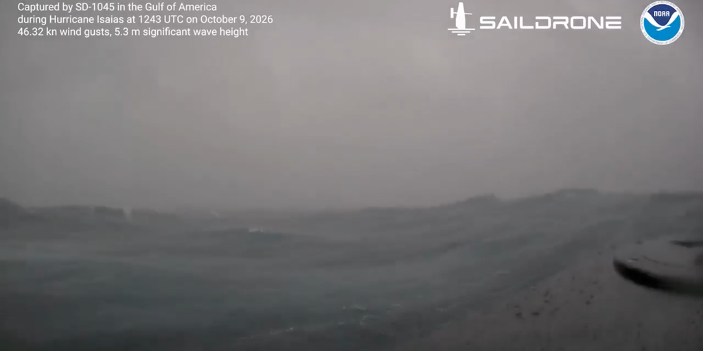 Watch: Insane footage captured inside a major hurricane