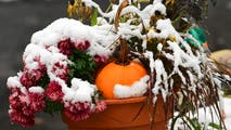 When is the earliest snowfall on record for parts of the Northeast?