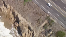 See it: Large crack in ground forms on shoulder of iconic Southern California highway