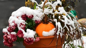When is the earliest snowfall on record for parts of the Northeast?