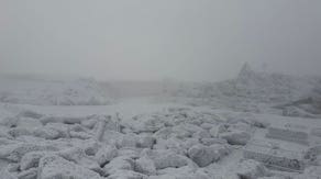 Winter makes an early appearance as Mount Washington records first measurable snow