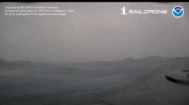 Inside Isaias: Saildrone documents the wild environment inside the deadly hurricane before violent landfall
