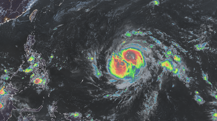 Violent Typhoon Champi slamming Guam after rapidly intensifying as El Niño enhances Pacific