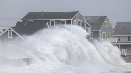 Subtropical Storm Josephine begins to pull away from East Coast, lashing New England with strong wind gusts