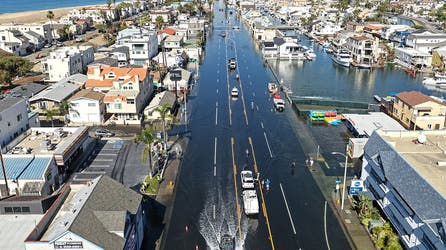 West Coast faces days of record-breaking tidal flooding, sending streets and businesses underwater