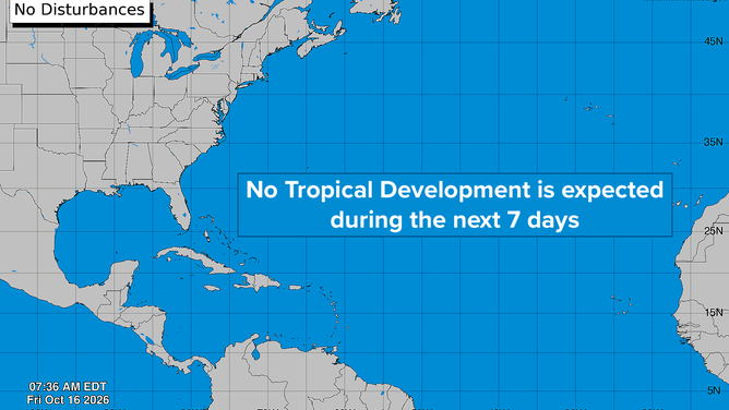 Atlantic Basin on Oct. 16, 2026