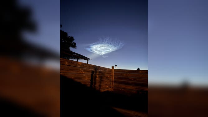 The SpaceX jellyfish cloud from Zephyrhills, Florida.