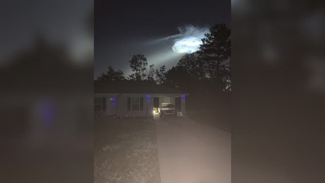 The SpaceX Falcon 9 jellyfish from Ocala, Florida.