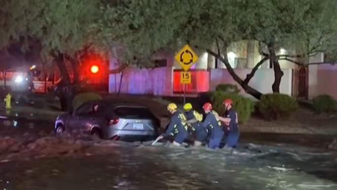 Phoenix, Arizona, flash flood rescue on Oct. 30, 2026.