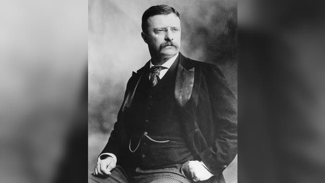 Theodore Roosevelt (1858-1919), the 26th President of the United States, (1901-1909).