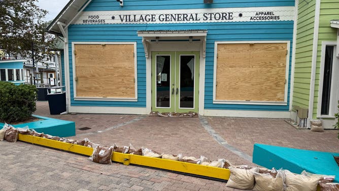 Hurricane Isaias preparations in Destin, Florida.