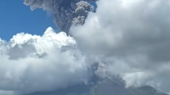 Philippines' Mayon Volcano erupts on Oct. 30, 2026,