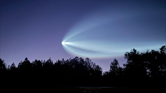 The SpaceX jellyfish from Walterboro, South Carolina.