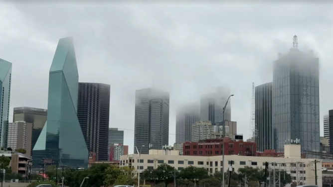 Dallas soaked by tropically enhanced rain on Oct. 1, 2026.