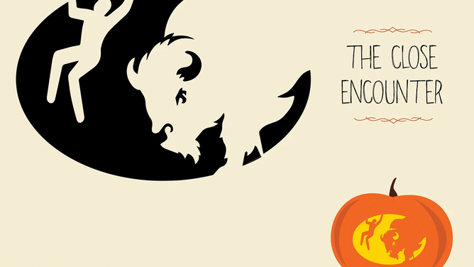 Wildlife dangers pumpkin template.