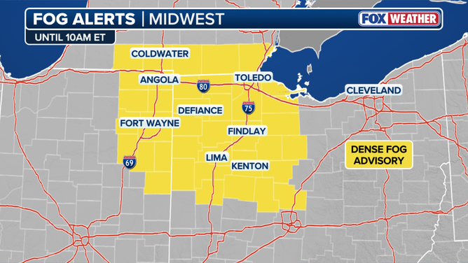 Dense Fog Alerts