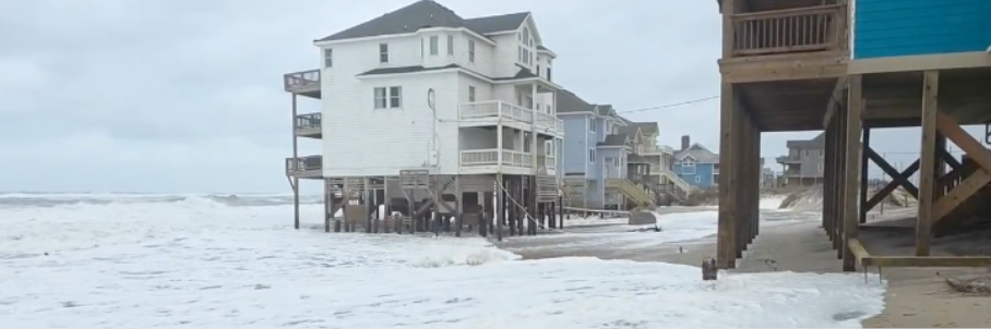 Powerful nor'easter shows possible tropical development as it hits Carolinas, Mid-Atlantic with dangerous surf
